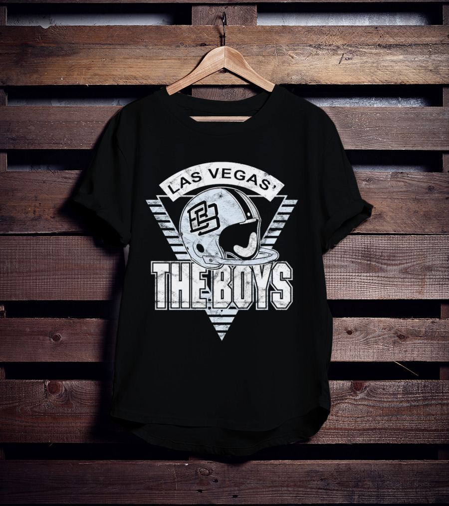 Las Vegas The Boys Football Helmet T-Shirt