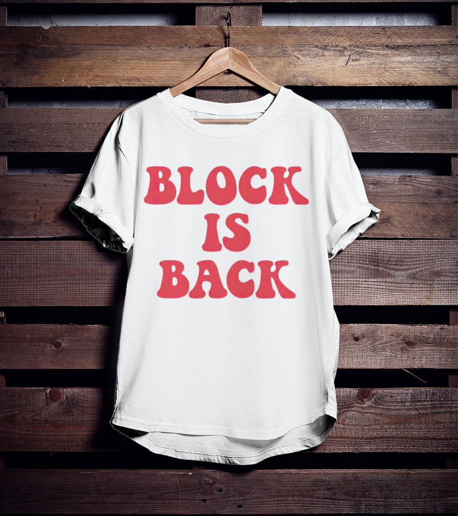 Block Is Back Oklahoma State Cowboys T-Shirt