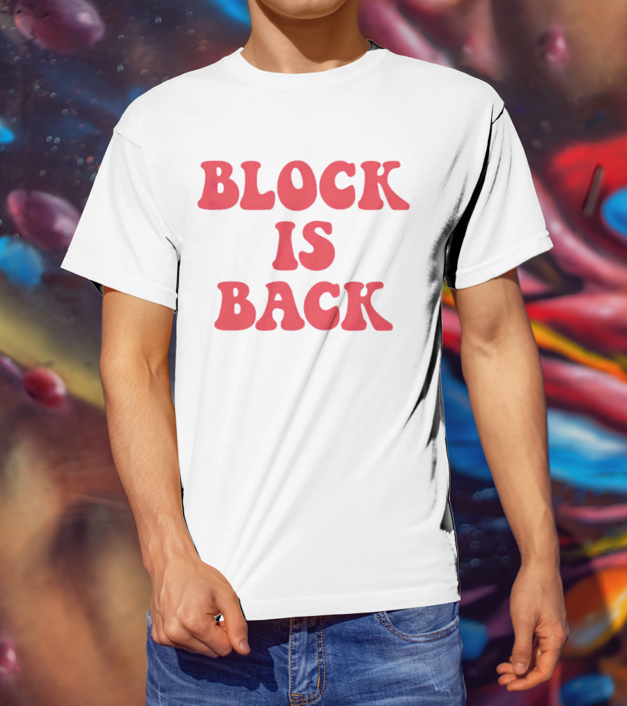 Block Is Back Oklahoma State Cowboys T-Shirt