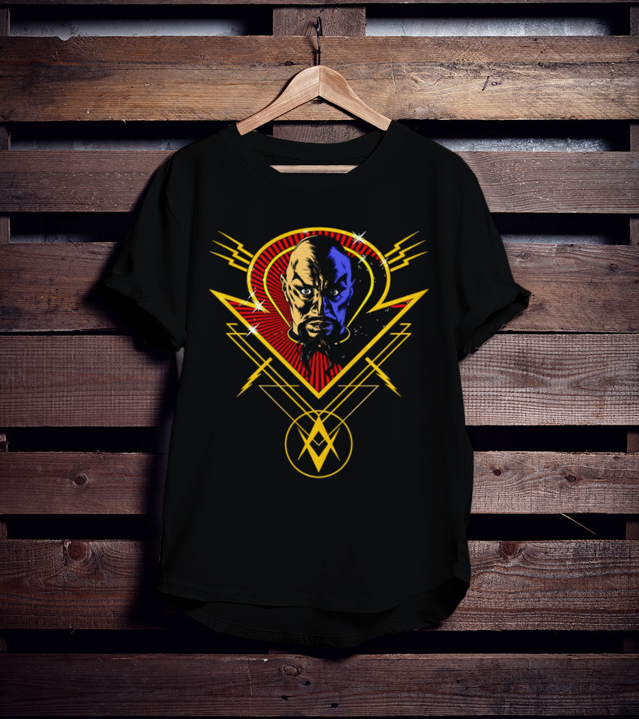 Ming The Merciless Flash Gordon Comics Villain Art Deco T-Shirt