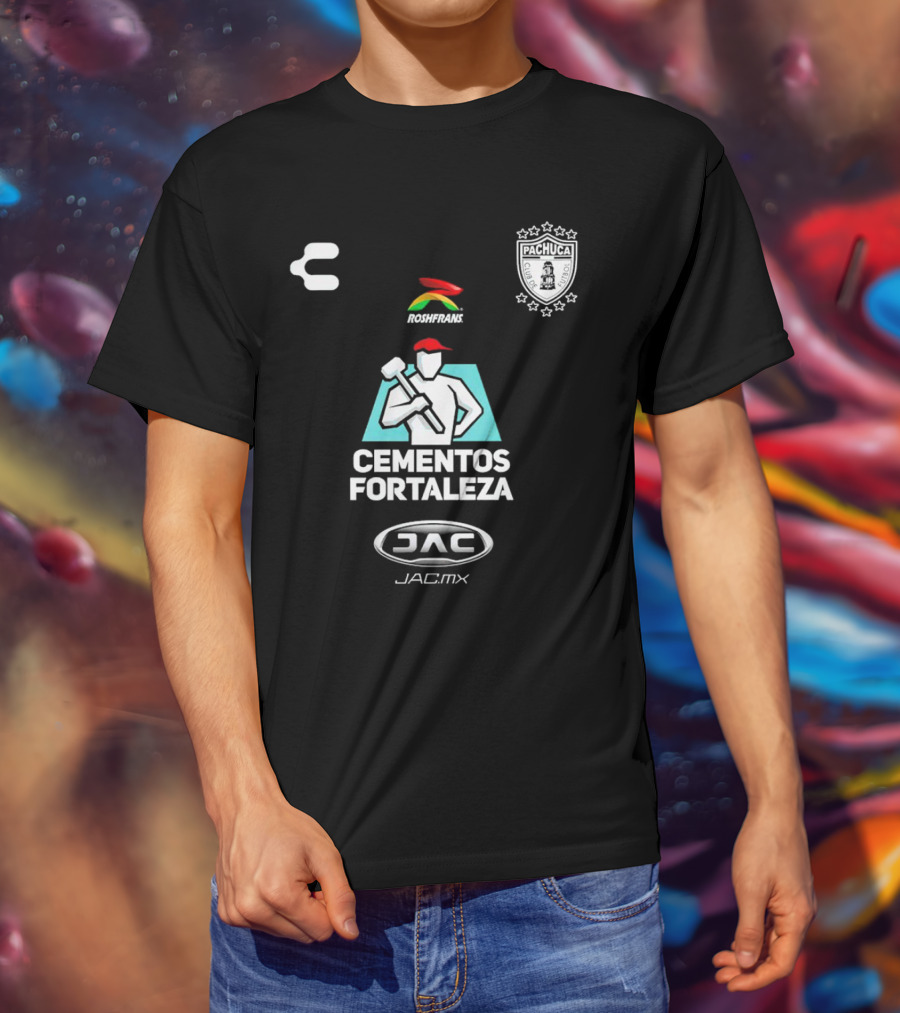 Cementos Fortaleza Roshfrans Pachuca JAC Charly Replica Away T-Shirt