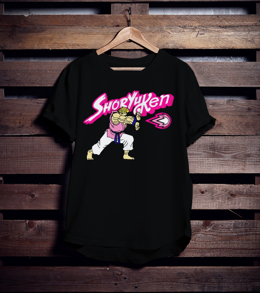 Shoryuken Ken Masters Ken Carson Retro Fighter Action T-Shirt
