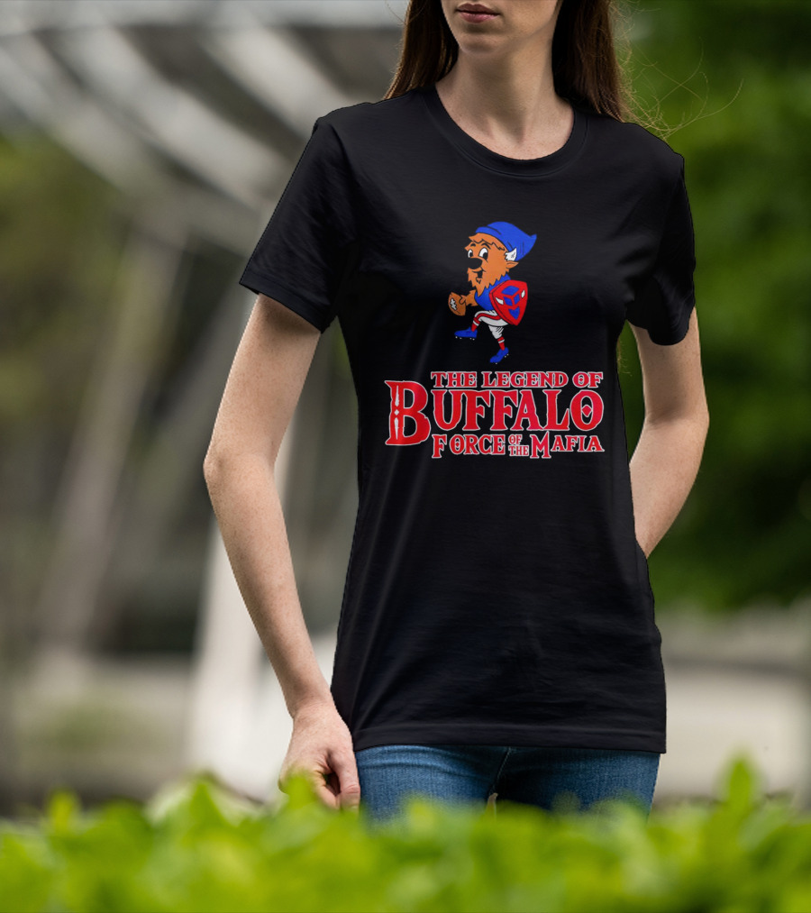 The Legend Of Buffalo Force Of The Mafia Football Fantasy T-Shirt