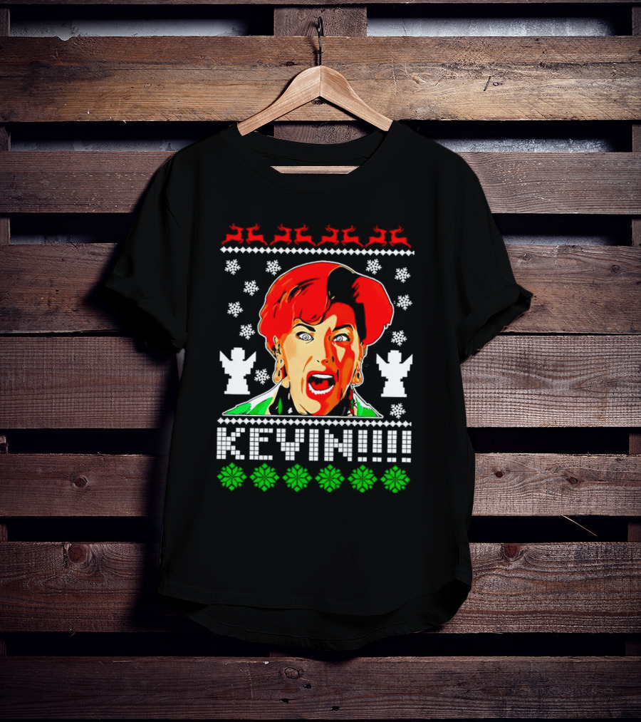Kate McCallister Kevin Christmas Sweater Style Iconic Scream Holiday T-Shirt