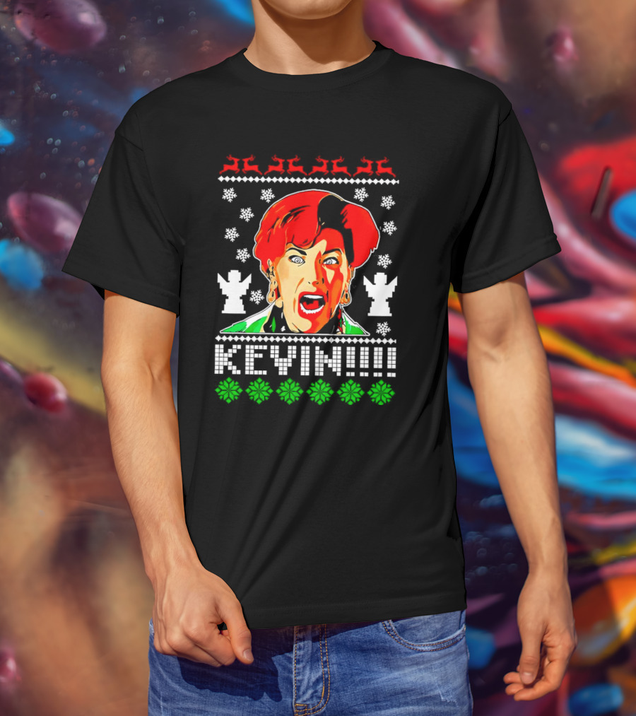 Kate McCallister Kevin Christmas Sweater Style Iconic Scream Holiday T-Shirt