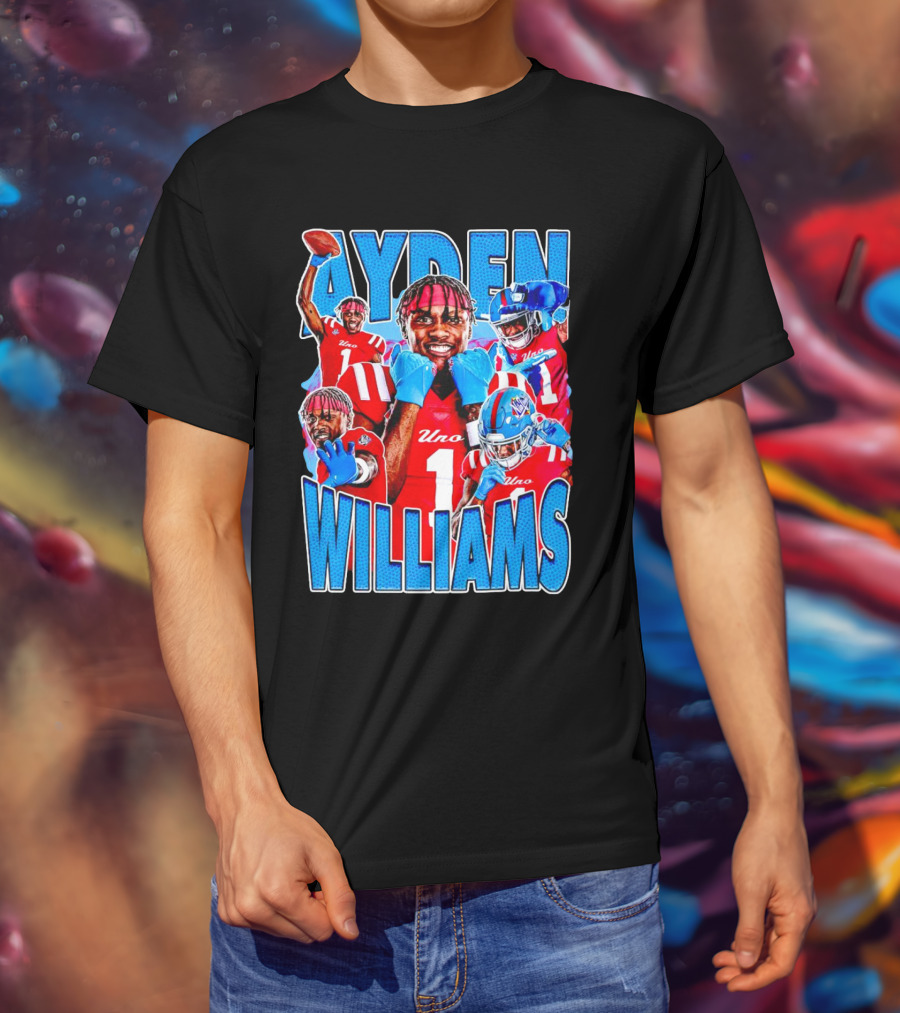 Ayden Williams Uno 1 Ole Miss Rebels Football Vintage T-Shirt
