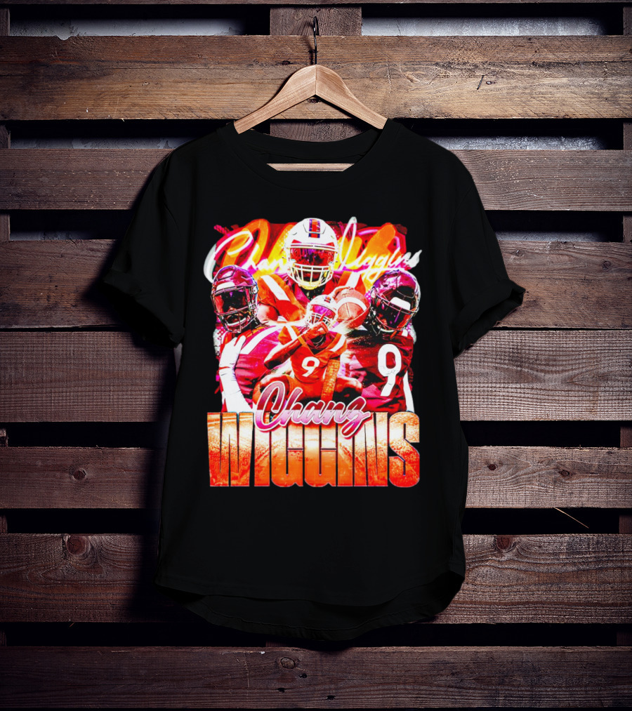 Chanz Wiggins Virginia Tech Hokies Football Vintage T-Shirt