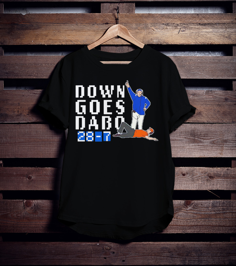 Down Goes Dabo 28-7 Duke Blue Devils Victory T-Shirt