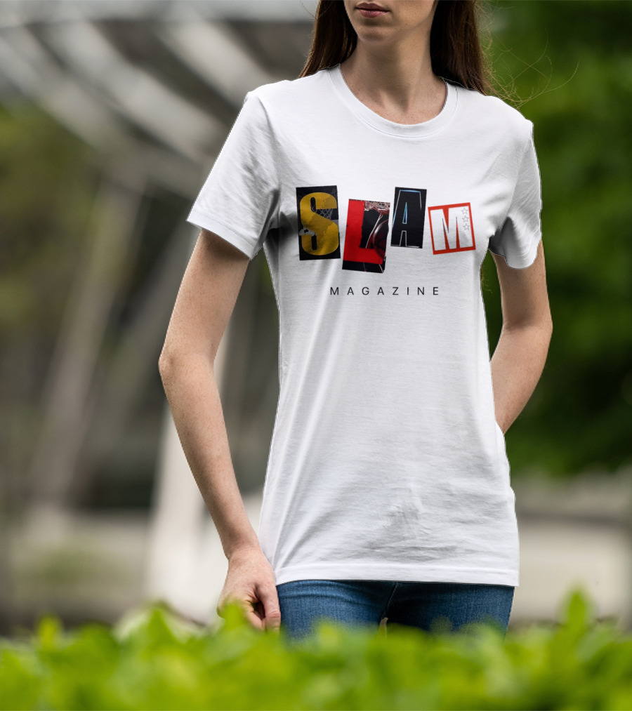 SLAM Mag Cut-Out Basketball Fashion Magazine T-Shirt