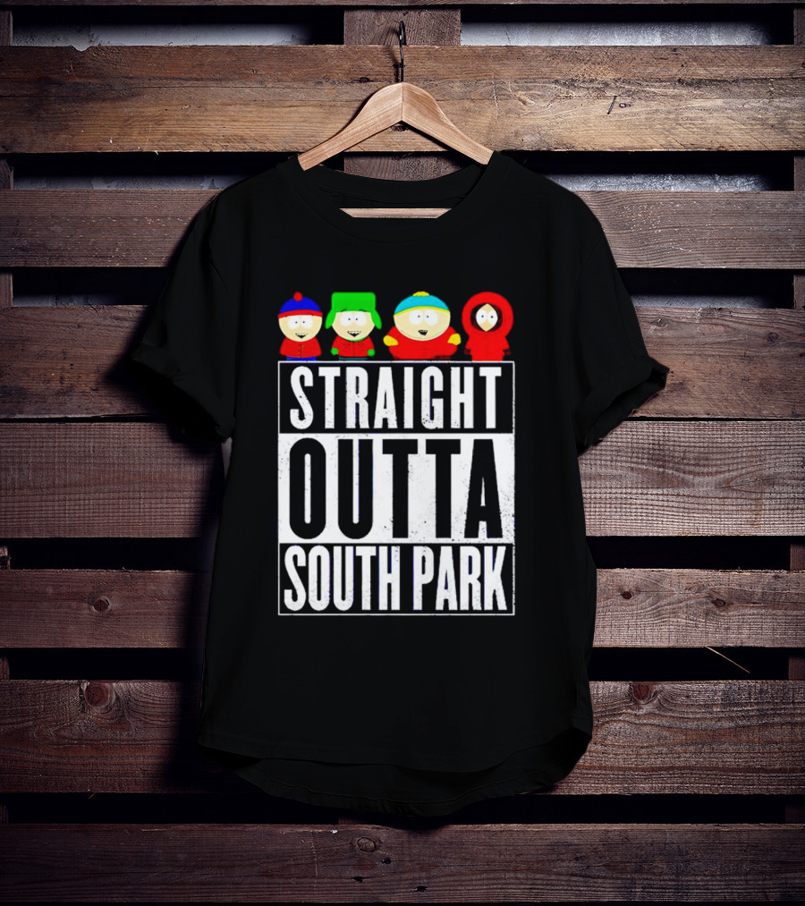 Straight Outta South Park Characters T-Shirt