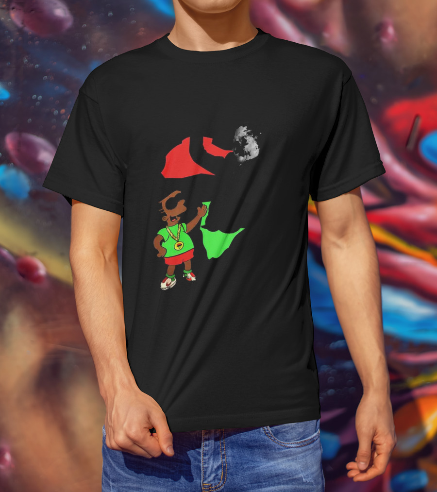 Mandela Bart Simpsons The Dude's My Hero Africa T-Shirt