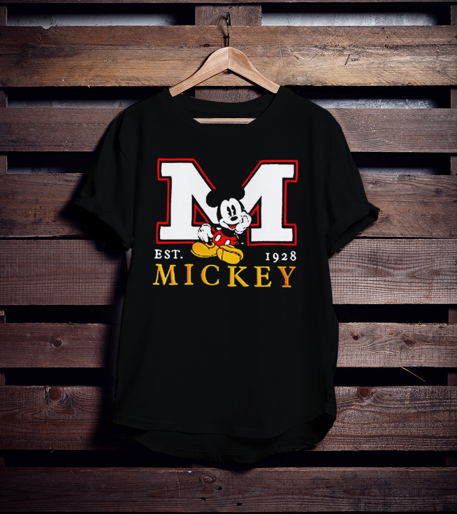 Mickey Mouse Est 1928 M T-Shirt