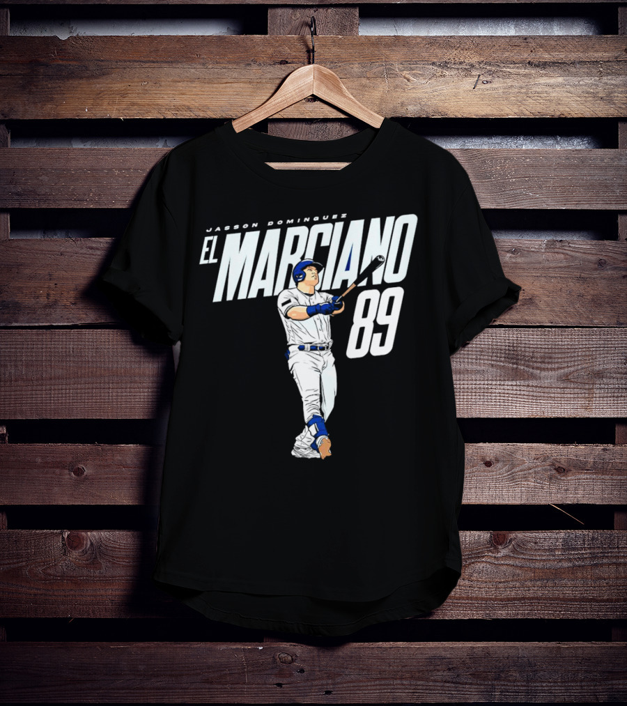 Jasson Domínguez El Marciano 89 New York Yankees Baseball Player T-Shirt