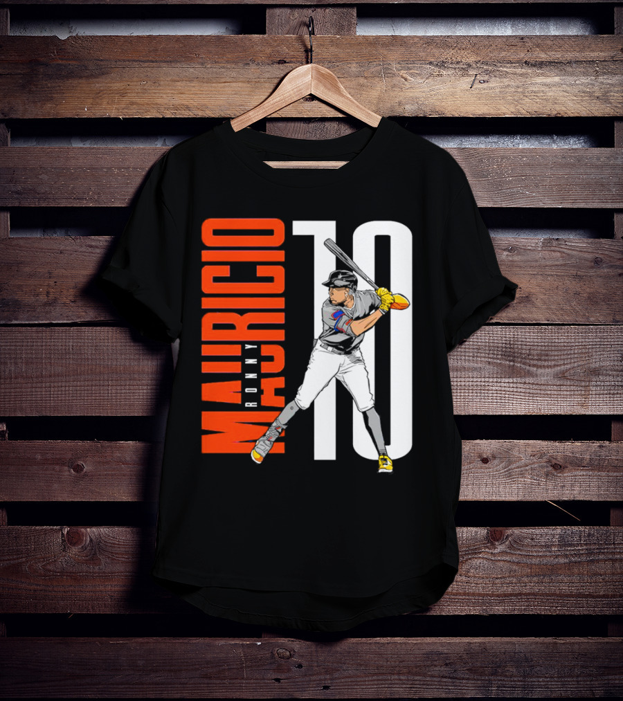 Ronny Mauricio 10 New York Mets Baseball Player T-Shirt