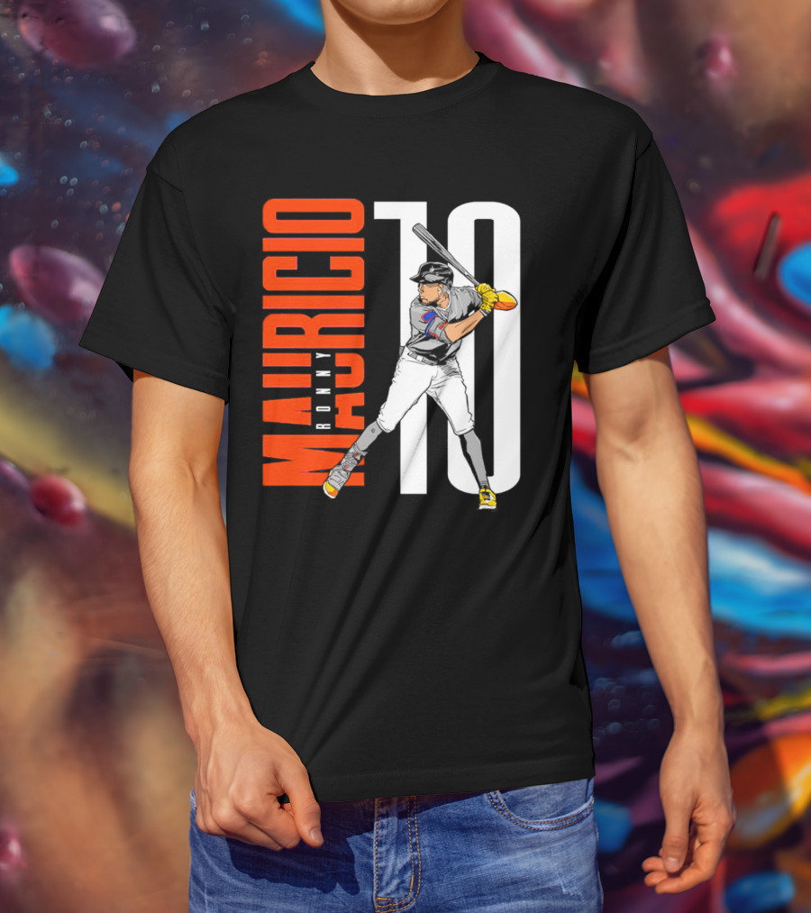 Ronny Mauricio 10 New York Mets Baseball Player T-Shirt