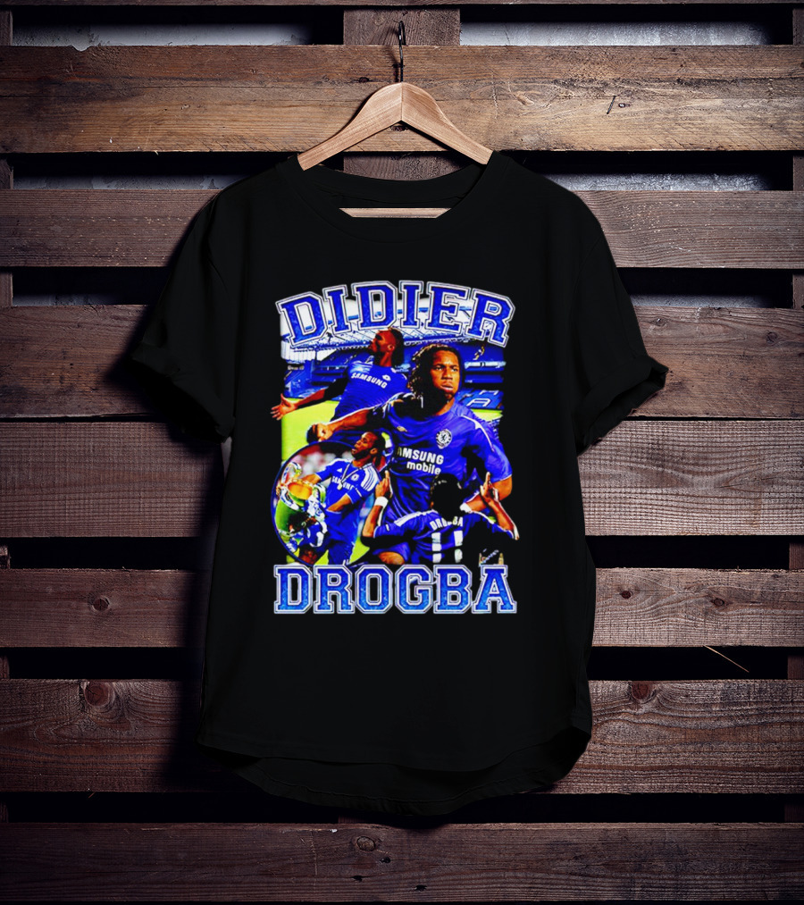 Didier Drogba Chelsea Samsung Mobile Victory T-Shirt