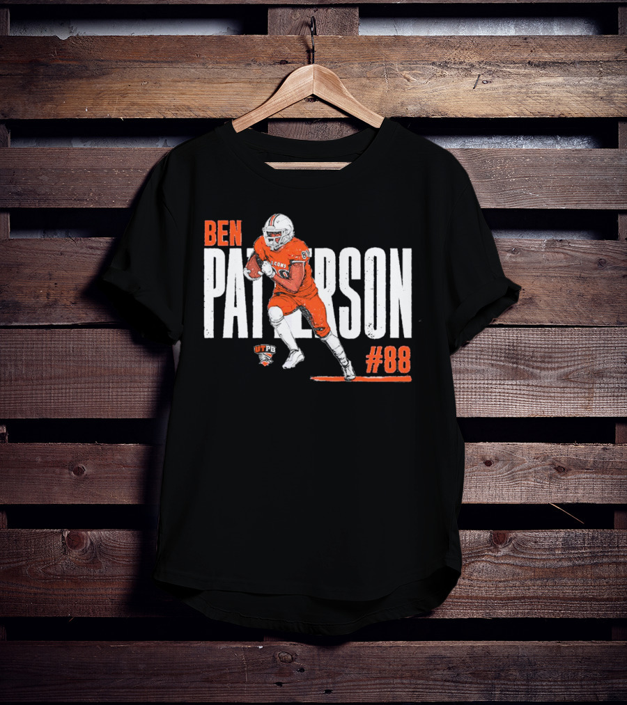 Ben Patterson UTPB Falcons #88 NCAA Football T-Shirt