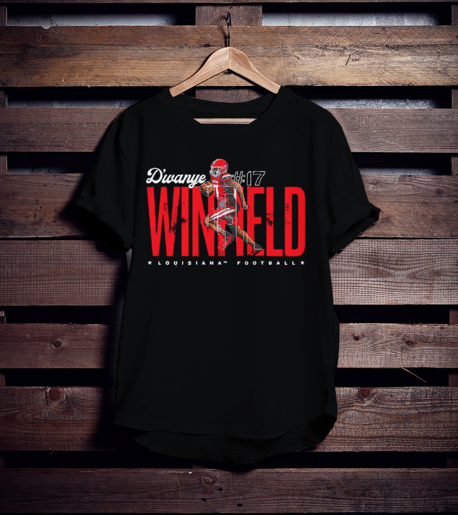 D’wanye Winfield #17 Louisiana Football T-Shirt
