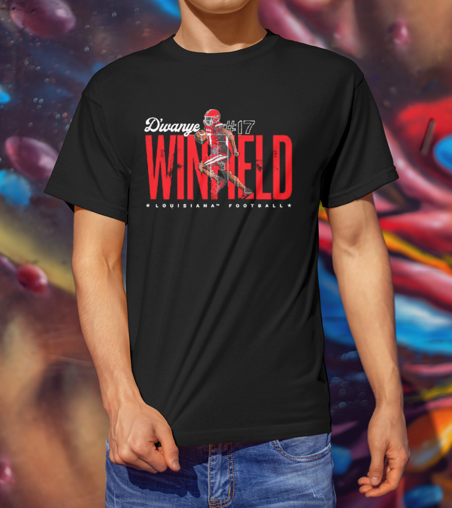 D’wanye Winfield #17 Louisiana Football T-Shirt