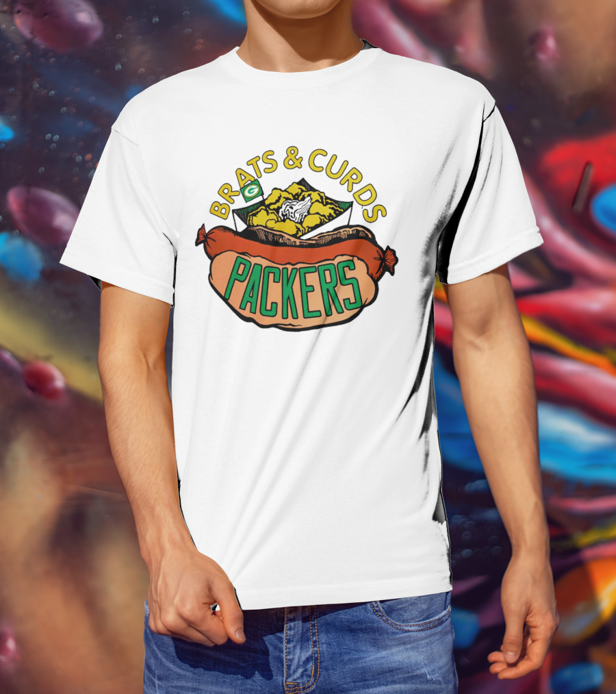 Packers Brats And Curds Football Fan Delight T-Shirt