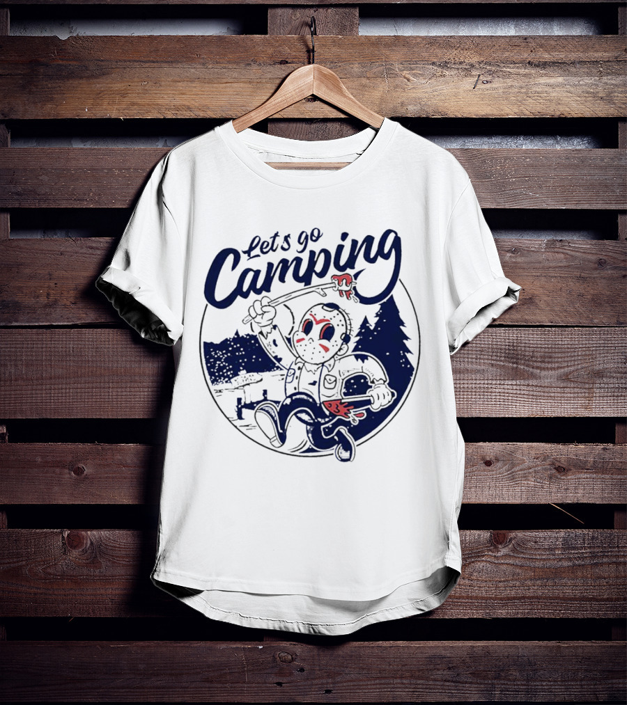 Let's Go Camping With Jason Voorhees Halloween T-Shirt