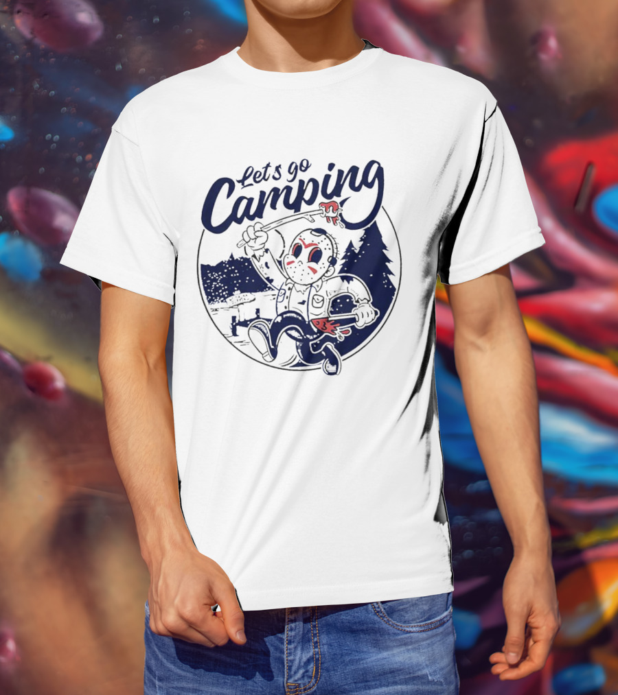 Let's Go Camping With Jason Voorhees Halloween T-Shirt