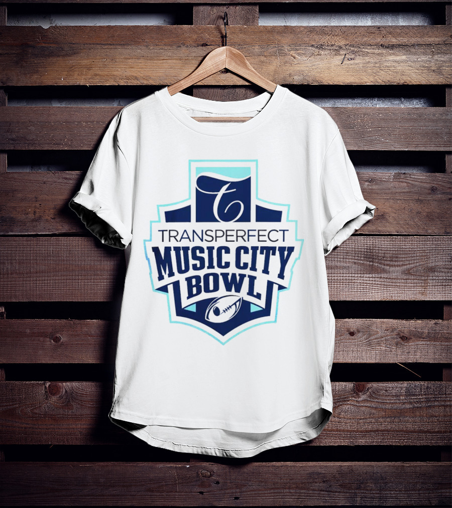 Transperfect Music City Bowl Football Emblem T-Shirt