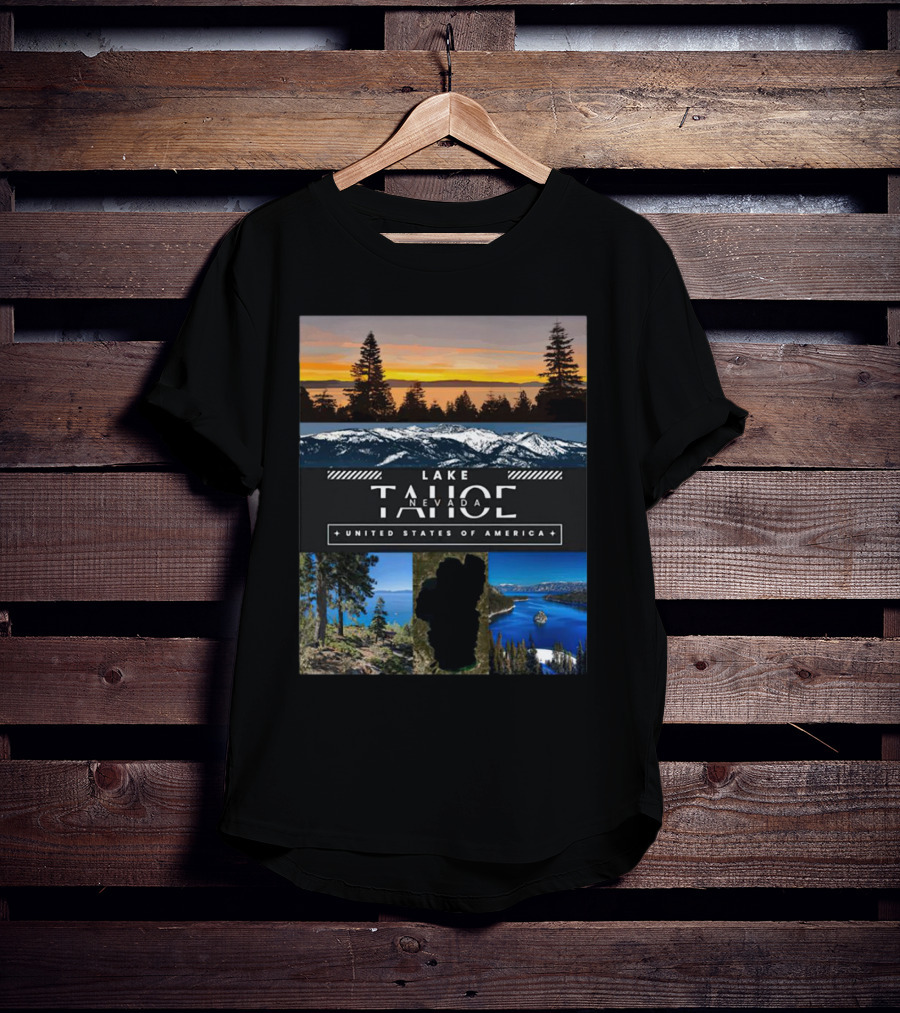 Lake Tahoe Nevada Scenic Views United States Of America T-Shirt