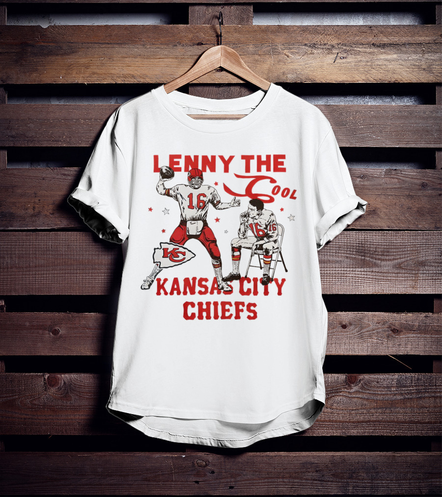 Lenny The Cool Len Dawson Kansas City Chiefs 16 T-Shirt
