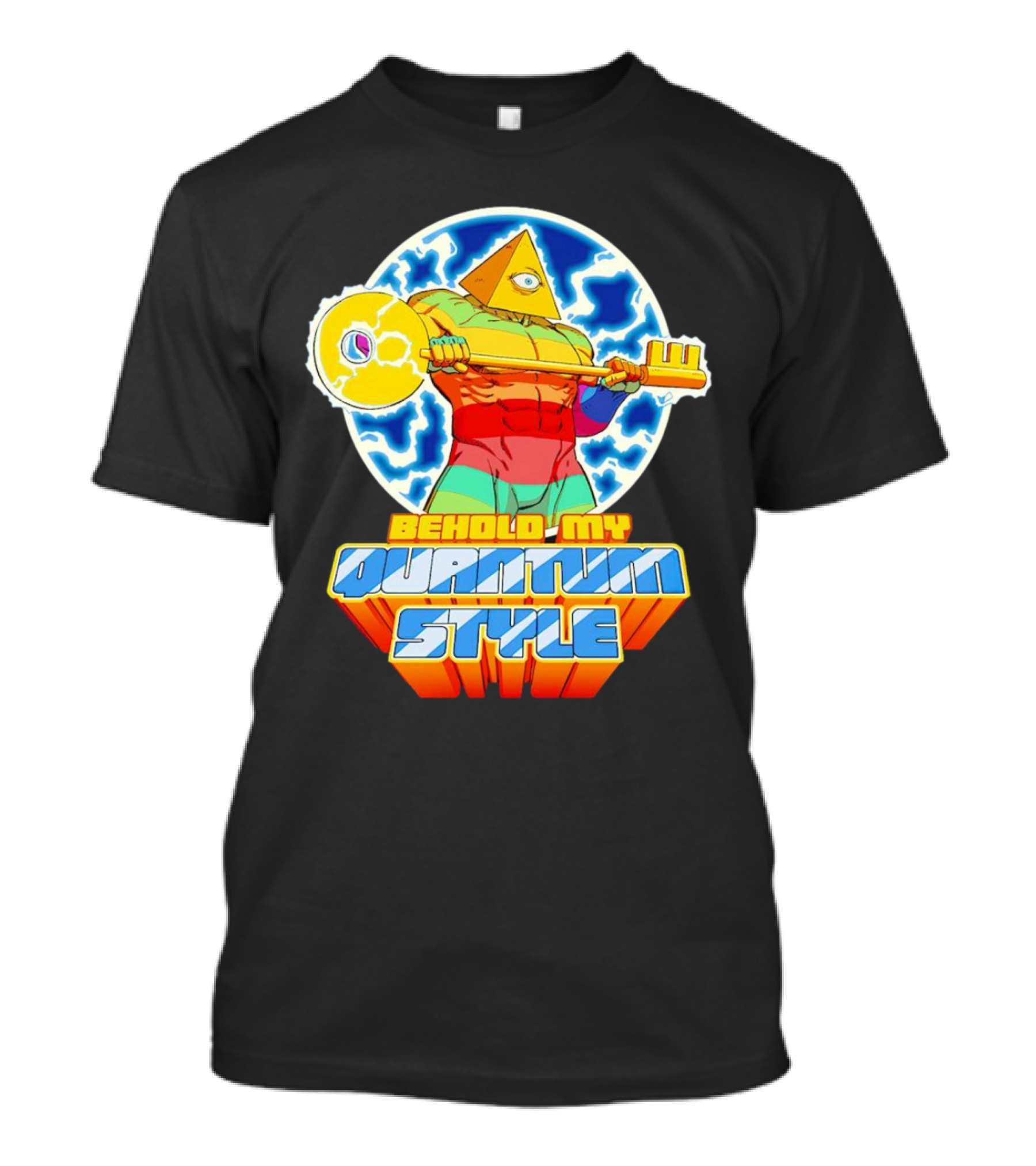 Behold My Key Master Quantum Style Pyramid Head With Cosmic Power T-Shirt