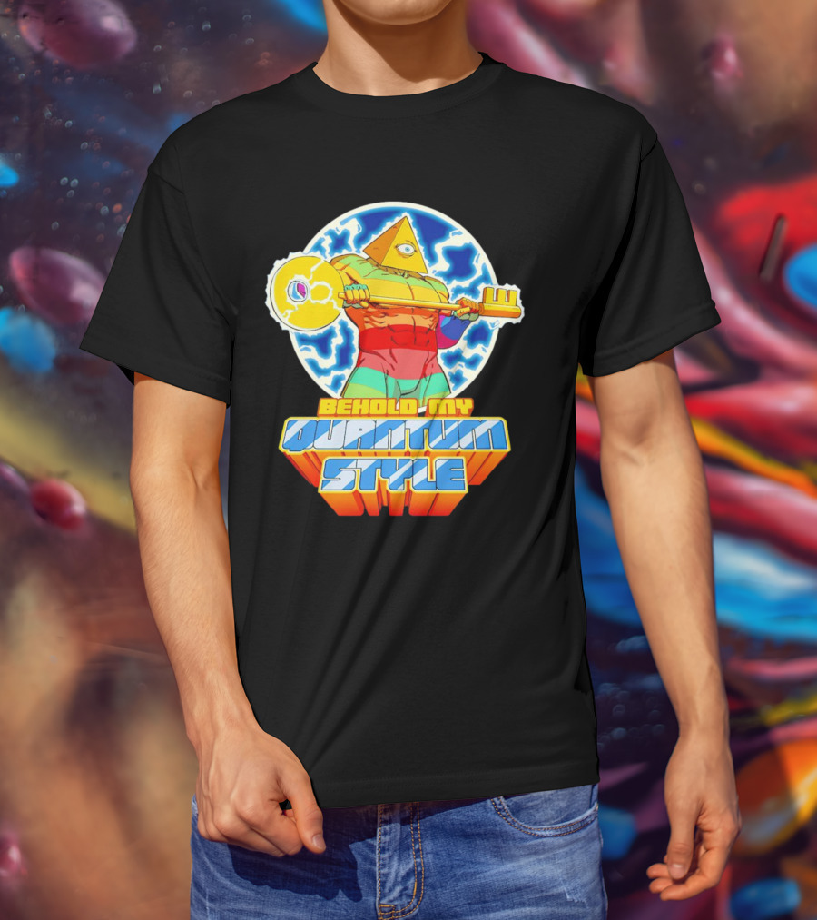 Behold My Key Master Quantum Style Pyramid Head With Cosmic Power T-Shirt