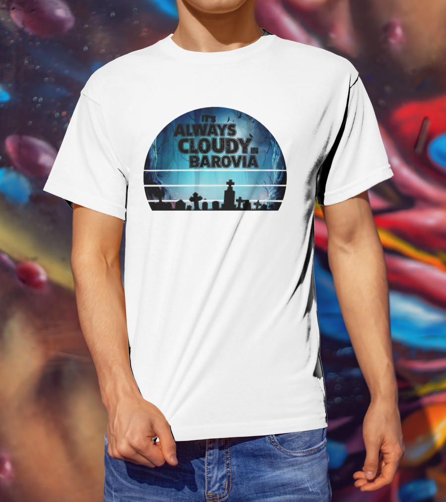 It's Always Cloudy In Barovia Graveyard Scene T-Shirt