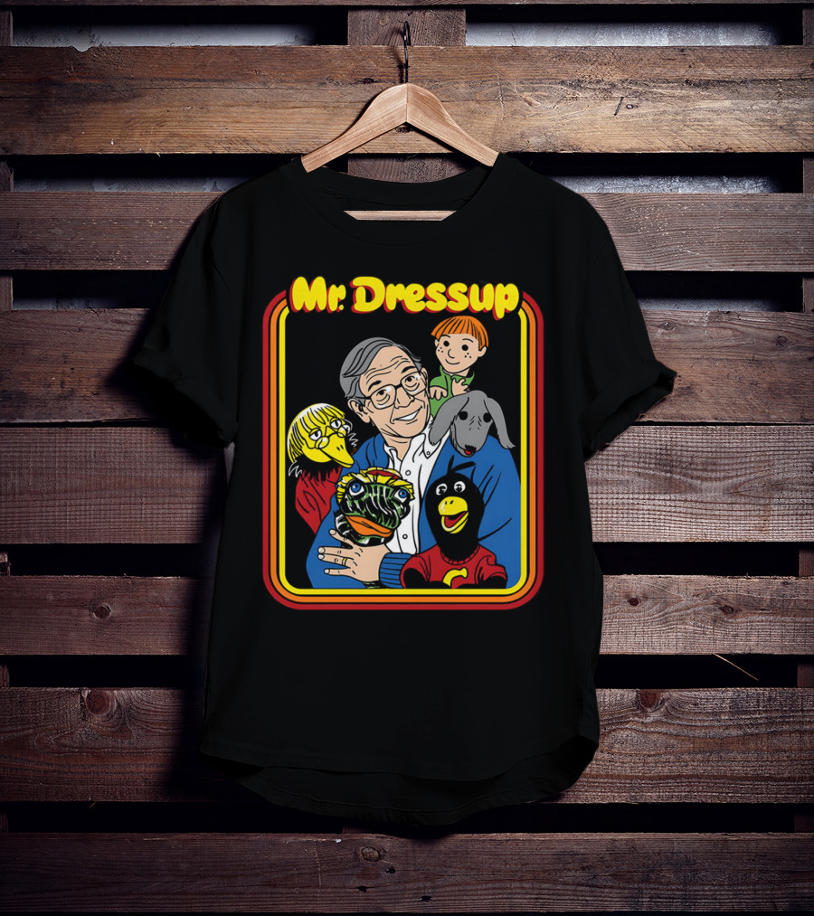 Mr. Dressup With Friends And Puppets Illustration CBC Collaboration T-Shirt