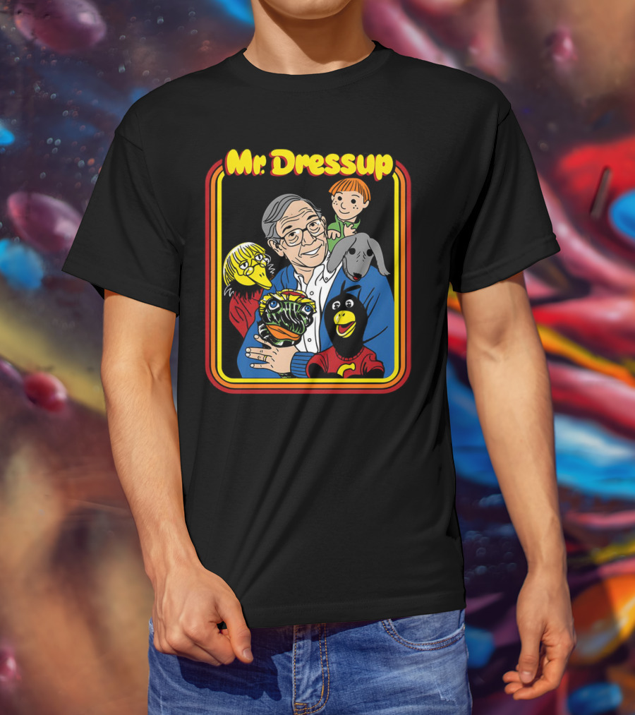 Mr. Dressup With Friends And Puppets Illustration CBC Collaboration T-Shirt