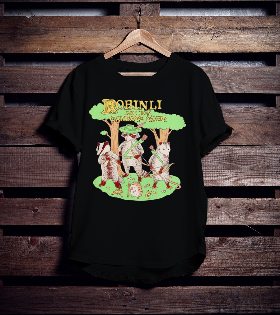 Robinlid And His Garbage Gang Forest Adventure With Badgers And Possum T-Shirt