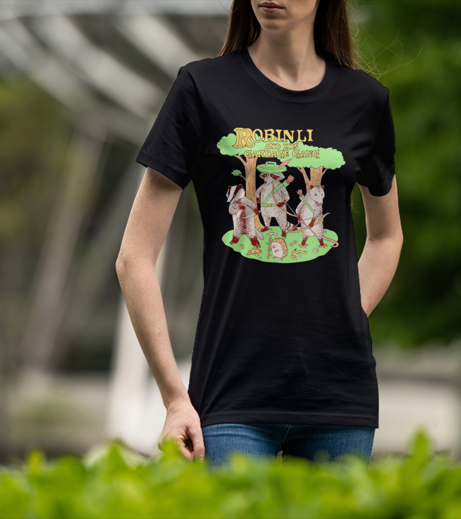 Robinlid And His Garbage Gang Forest Adventure With Badgers And Possum T-Shirt