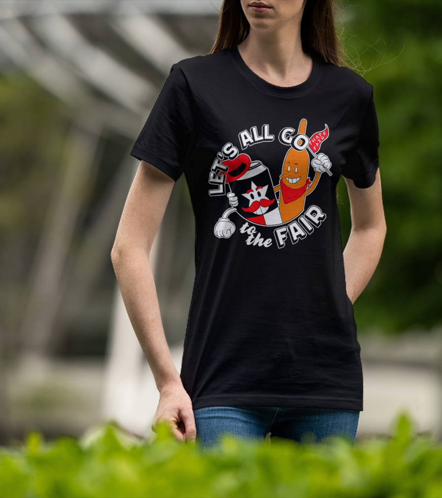 Let's All Go To The Fair With That's Fair Corn Dog And Star Can T-Shirt