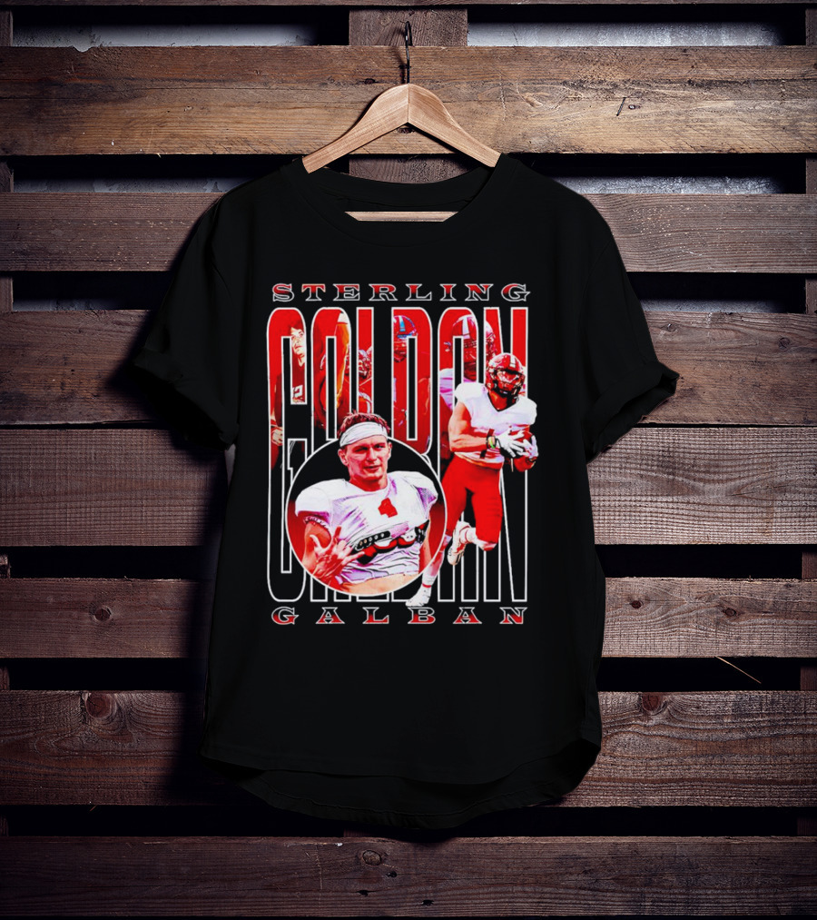 Sterling Galban Jacksonville State Gamecocks Football Star Receiver T-Shirt