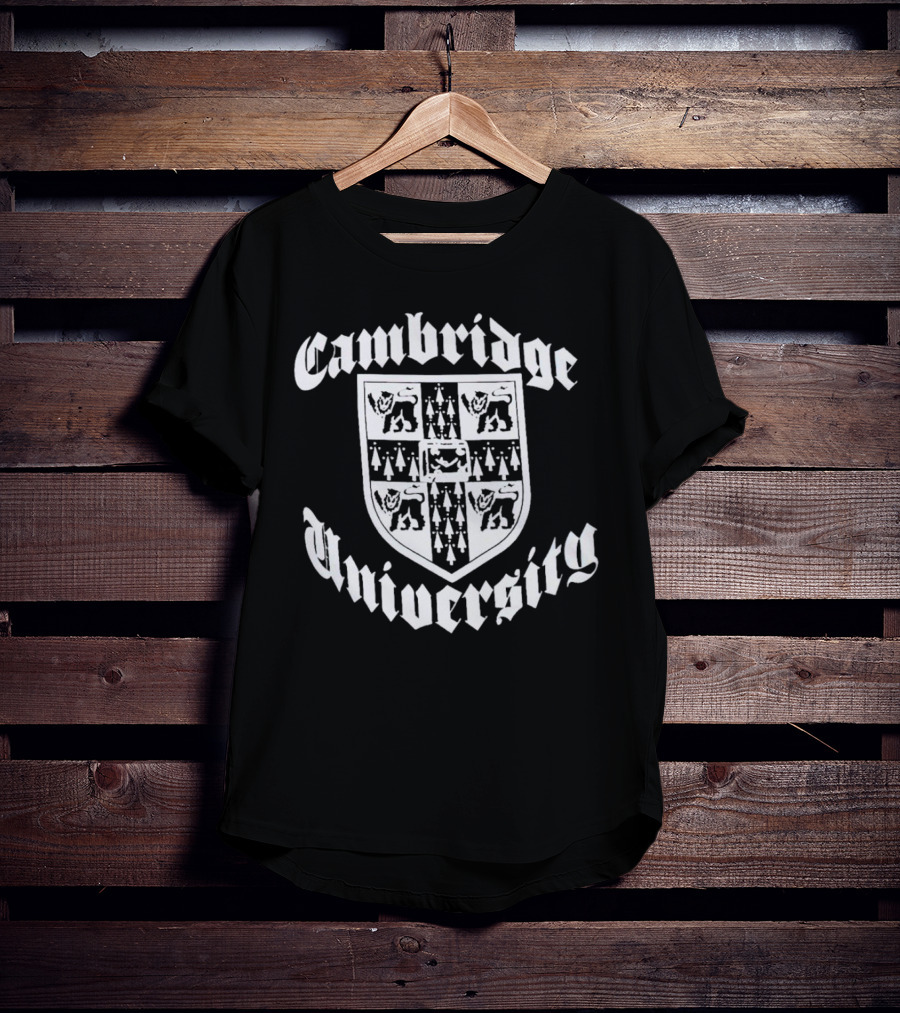 Cambridge University Classic Coat Of Arms Crest T-Shirt