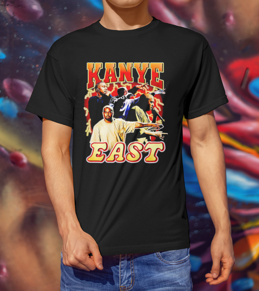 Kanye East Vintage Concert Collage T-Shirt