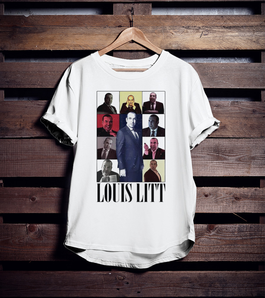 Louis Litt Collage Characters Multiple Expressions Suits Series T-Shirt