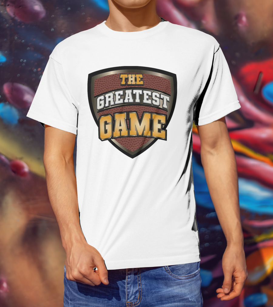 The Greatest Game Basketball Shield T-Shirt