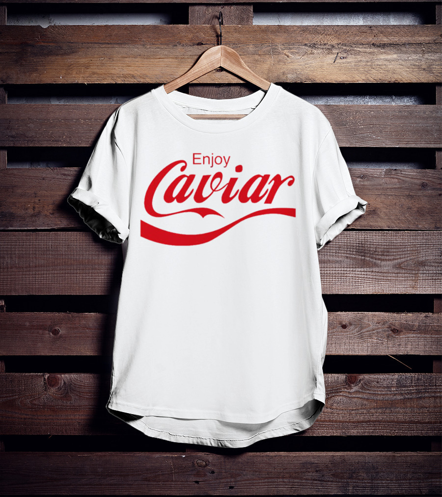 Enjoy Caviar Coca-Cola T-Shirt