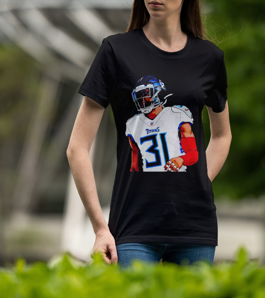 Kevin Byard Tennessee Titans 31 Cartoon NFL Player T-Shirt