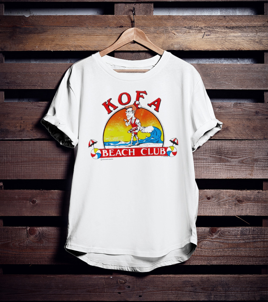 Kofa Beach Club Sunset Surfer T-Shirt