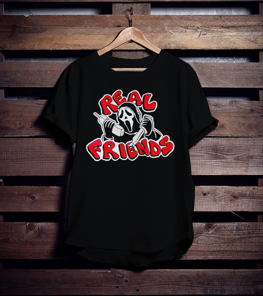 Real Friends Scream Ghostface Halloween Character T-Shirt