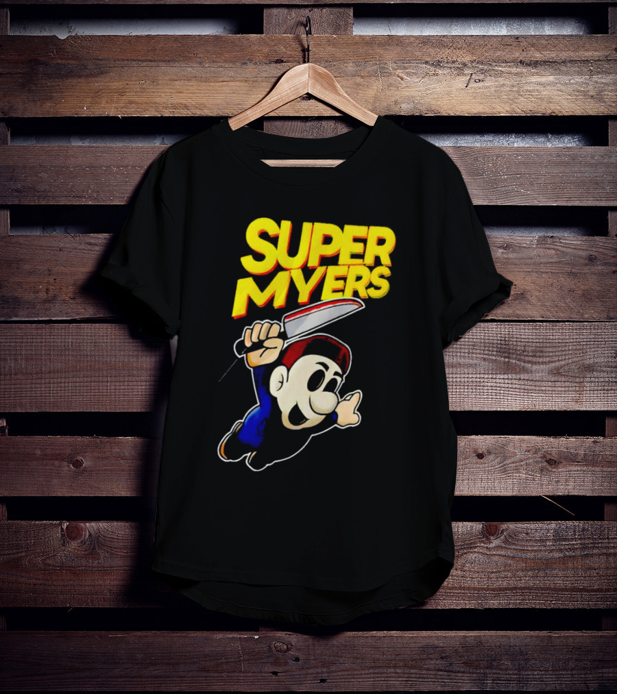 Super Myers Halloween Mario T-Shirt