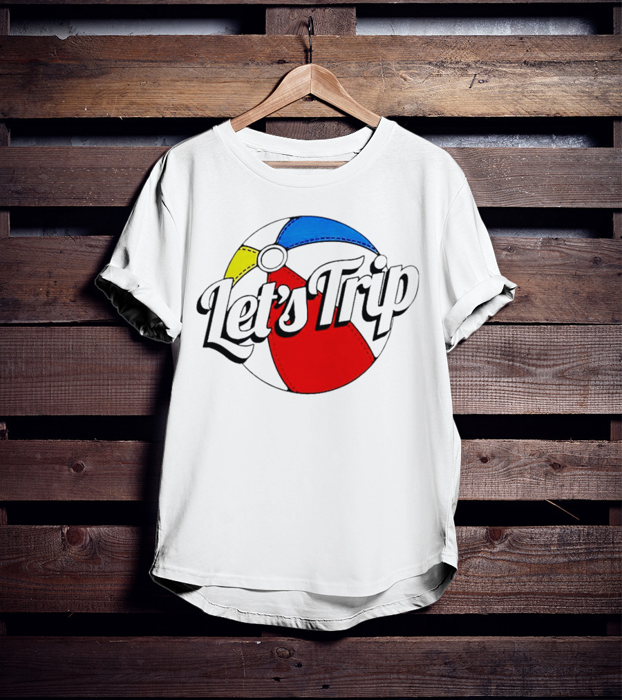 Let's Trip Colorful Beach Ball Adventure T-Shirt