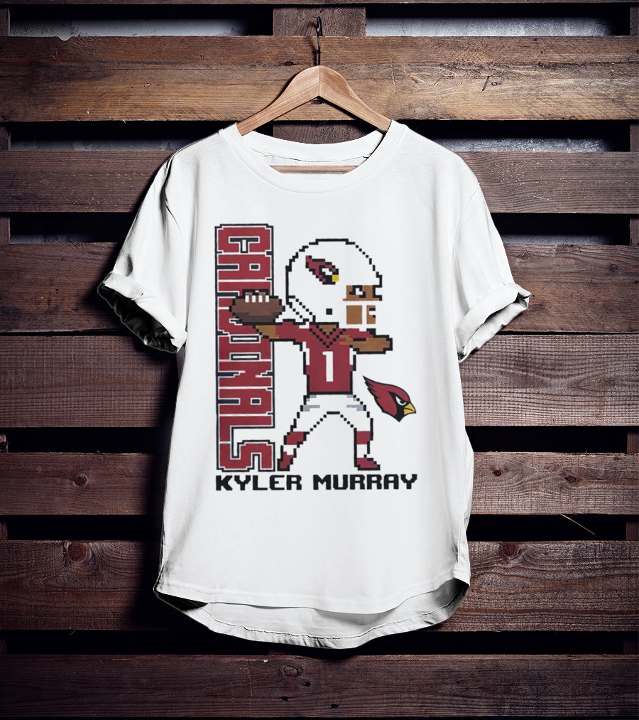 Cardinals Kyler Murray Arizona Football Pixel T-Shirt