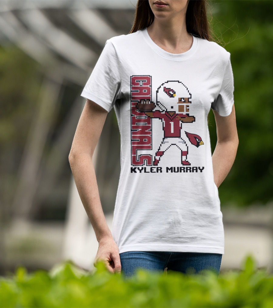 Cardinals Kyler Murray Arizona Football Pixel T-Shirt